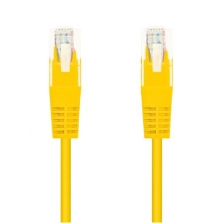 Cabo de rede Nanocable RJ45 UTP 10.20.0400-L25-Y Cat.6/ 25cm/ Amarelo