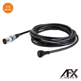 Cabo Dmx Xlr 3P Macho / Xlr 3P Fêmea 1.3M Ipar123 Afxlight