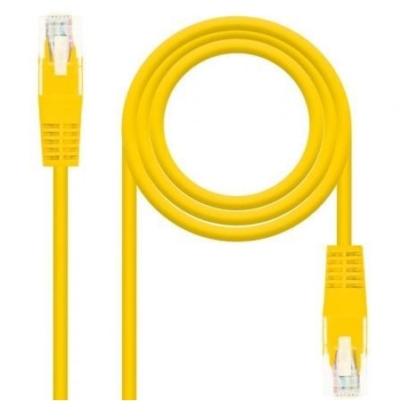 Cabo de Rede RJ45 UTP Nanocable 10.20.0400-L30 Cat.6/ 30cm/ Amarelo