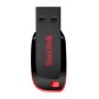 Unidade flash USB Sandisk Cruzer Blade 128 GB USB tipo A 2.0 preto, vermelho