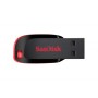 Unidade flash USB Sandisk Cruzer Blade 128 GB USB tipo A 2.0 preto, vermelho