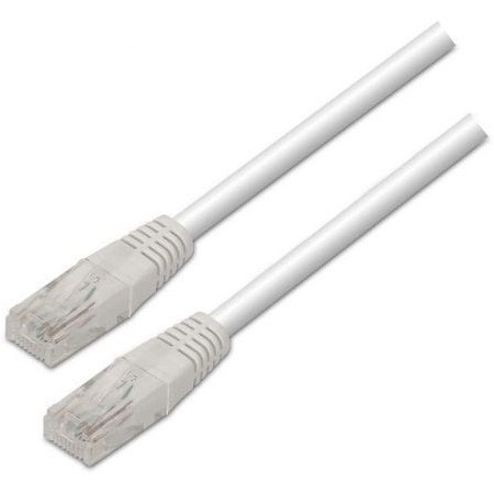 Cabo de Rede RJ45 UTP Aisens A133-0197/ Cat.5e/ 1m/ Branco