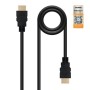 Cabo HDMI 2.0 4K Nanocable 10.15.3602/ HDMI Macho - HDMI Macho/ 2m/ Certificado/ Preto