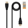 Cabo HDMI 2.0 4K Nanocable 10.15.3603/ HDMI Macho - HDMI Macho/ 3m/ Certificado/ Preto