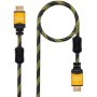 Cabo HDMI 2.0 4K Nanocable 10.15.1602/ HDMI Macho - HDMI Macho/ 1,5m/ Preto/ Laranja