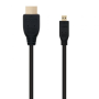 Cabo Micro HDMI Nanocable 10.15.3501/ HDMI Macho - Micro HDMI Macho/ 0,8m/ Preto