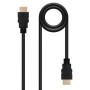 Cabo HDMI 1.4 Nanocable 10.15.1700/ HDMI Macho - HDMI Macho/ 1m/ Preto