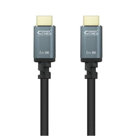 Cabo HDMI 2.1 Nanocable 8K 10.15.8001/ HDMI Macho - HDMI Macho/ 1m/ Preto