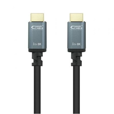 Cabo HDMI 2.1 Nanocable 8K 10.15.8001-L150/ HDMI Macho - HDMI Macho/ 1,5m/ Preto