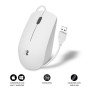 SUBBLIM Silent Business Mouse com cabo USB 1200 DPI Branco