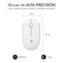 SUBBLIM Mouse Business Plus silencioso sem fio 2.4G 1200 DPI branco