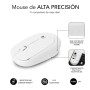 SUBBLIM Mouse Business Plus silencioso sem fio 2.4G 1200 DPI branco