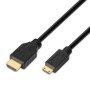 Cabo HDMI Aisens A119-0114/ HDMI Macho - Mini HDMI Macho/ 1,8 m/ Preto