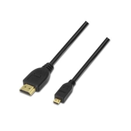 Cabo micro HDMI Aisens A119-0117/ HDMI macho - Micro HDMI macho/ 1,8 m/ preto