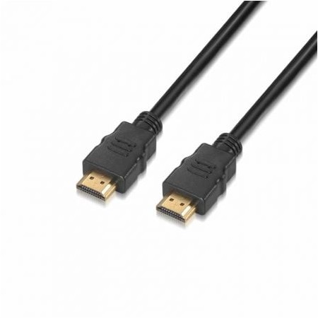 Cabo HDMI 2.0 4K Aisens A120-0118/ HDMI macho - HDMI macho/ 0,5 m/ certificado/ preto