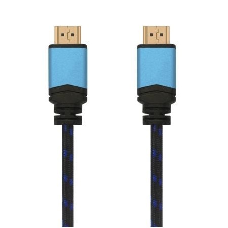 Cabo HDMI 2.0 4K Aisens A120-0357/ HDMI Macho - HDMI Macho/ 2m/ Preto/ Azul