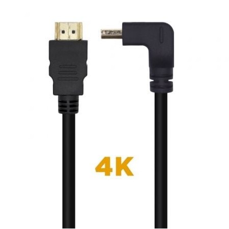 Cabo HDMI 2.0 4K Aisens A120-0457/ HDMI Macho - HDMI Macho/ 2m/ Preto