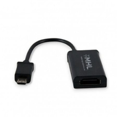 Cabo MHL 11 pinos 3GO CMHL11 HDMI macho - MicroUSB macho/preto