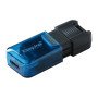 Kingston Technology DataTraveler 80 Unidade flash USB 256 GB USB Type-C 3.2 Gen 1 (3.1 Gen 1) Preto, Azul