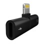 Divisor de carga e música Myway Lightning macho - USB macho / preto