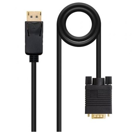 Cabo Displayport Nanocable 10.15.4402/ Displayport Macho - VGA Macho/ 2m/ Preto