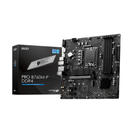 Placa-mãe MSI PRO B760M-P DDR4 Intel B760 LGA 1700 micro ATX