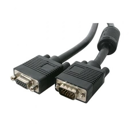 Cabo SVGA 3GO CVGA10MF/ VGA Macho - VGA Fêmea/ 10m/ Preto