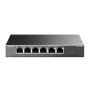 Switch TP-Link TL-SF1006P Não gerenciado Fast Ethernet (10/100) Power over Ethernet (PoE) Preto