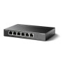 Switch TP-Link TL-SF1006P Não gerenciado Fast Ethernet (10/100) Power over Ethernet (PoE) Preto