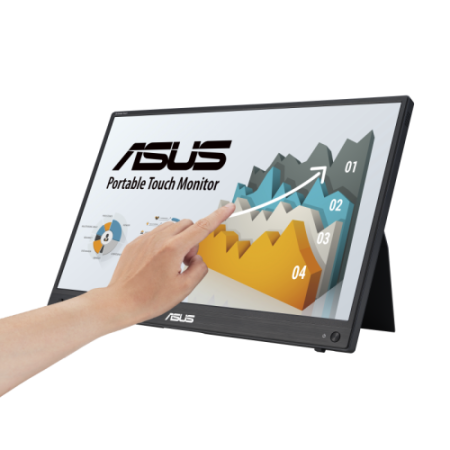 ASUS ZenScreen MB16AHT 39,6 cm (15,6") 1920 x 1080 pixels Full HD Touchscreen Preto