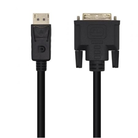 Aisens A125-0463/ Displayport Macho - Cabo Conversor DVI Macho/ 3m/ Preto