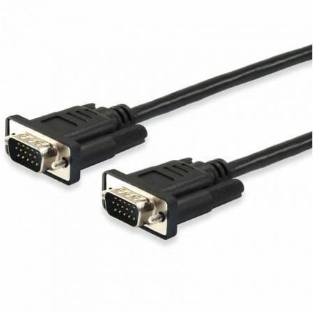 Cabo VGA 3GO CVGAMM/ VGA Macho - VGA Macho/ 1,8 m/ Preto