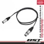 Cabo Xlr 3P Macho / Xlr 3P Fêmea 1.5M Bstpro