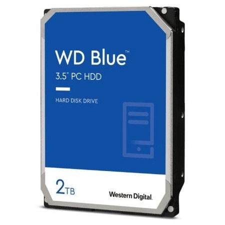 Disco rígido de desktop Western Digital WD Blue 2 TB/ 3,5"/ SATA III/ 256 MB