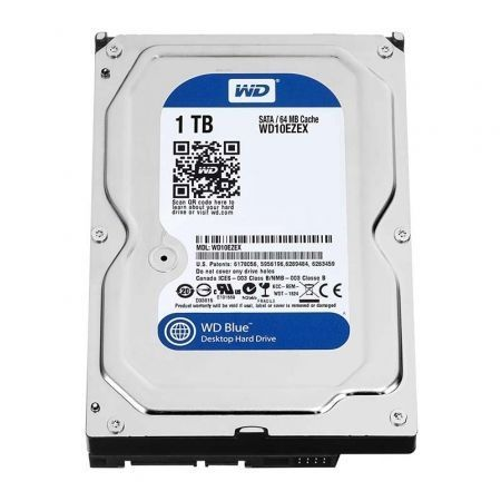 Disco rígido Western Digital Caviar Blue 1 TB/ 3,5"/ SATA III/ 64 MB