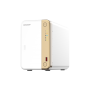 QNAP TS-262 NAS torre Ethernet ouro, branco N4505