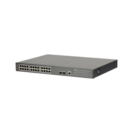 DAHUA - DH-PFS4226-24GT-360 - SWITCH GIGABIT GERENCIADO DE 26 PORTAS COM POE DE 24 PORTAS