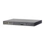 DAHUA - DH-PFS4218-16GT-240 - POE SWITCH 16 PORTAS GIGABIT + 2 SFP UPLINK GIGABIT 240W 802.3AT MANAGEABLE LAYER 2