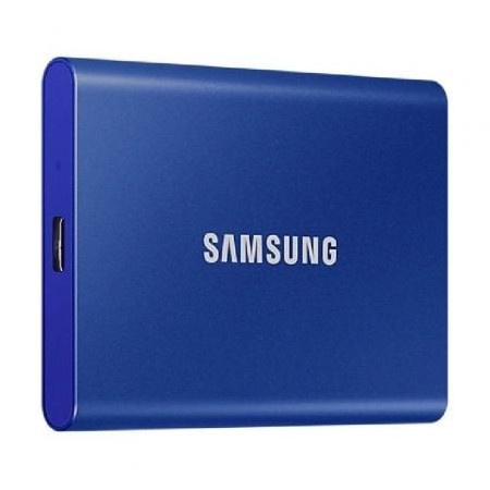 Disco Externo SSD Samsung Portátil T7 2TB/ USB 3.2/ Azul