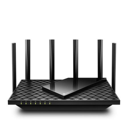 Roteador sem fio TP-Link Archer AXE75 Gigabit Ethernet Tri-Band (2,4 GHz / 5 GHz / 6 GHz) Preto