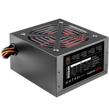 Fonte de alimentação Mars Gaming MPB550/ 550 W/ Ventilador de 12 cm/ 80 Plus Bronze