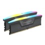 MEMÓRIA CORSAIR DDR5 64GB 2X32GB PC5600 VENGEANCE RGB CMH64GX5M2B5600Z40K