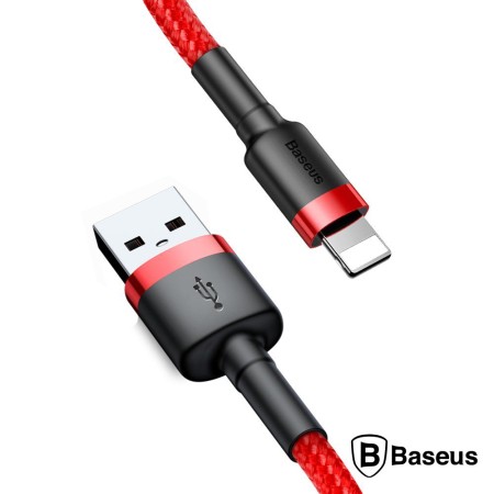 Cabo Usb-A Macho P/ Lightning Macho 0.5M Cafule Baseus