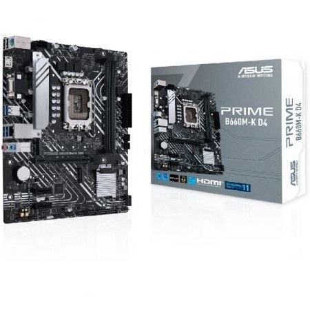 Motherboard Asus Prime B660M-K D4/ Socket 1700/ Micro ATX