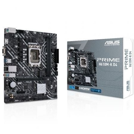 Motherboard Asus Prime H610M-K D4/ Socket 1700/ Micro ATX