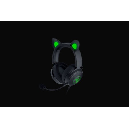 Fones de ouvido Razer Kraken Kitty V2 Pro com fio Faixa de cabeça para jogos USB tipo A preto