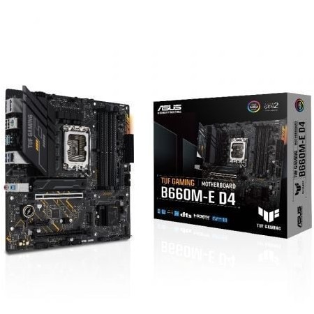 Motherboard Asus TUF GAMING B660M-E D4/ Socket 1700/ Micro ATX