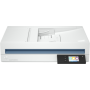 Scanner de mesa HP Scanjet Pro N4600 fnw1 e alimentador automático de documentos (ADF) 1200 x 1200 DPI A5 branco