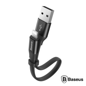 Cabo Flat Usb-A 2.0 Macho / Lightning Branco 0.23M Baseus