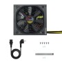 Fonte de alimentação TooQ TQAPOLO-650SP 650 W 20+4 pinos ATX ATX Preto